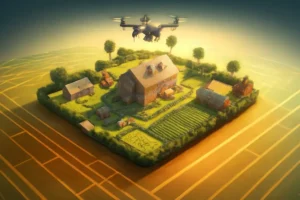 Image of home gardening drones 2025 designed to automate garden tasks such as planting, watering, and pest control. These advanced drones help optimize gardening processes, saving time and ensuring healthier plants with precision technology.