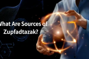 Person holding a glowing digital sphere with interconnected lines, representing the concept of AI-generated words like Zupfadtazak, symbolizing digital branding and innovation.