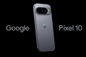 Google Pixel 10 smartphone with modern design and advanced camera features