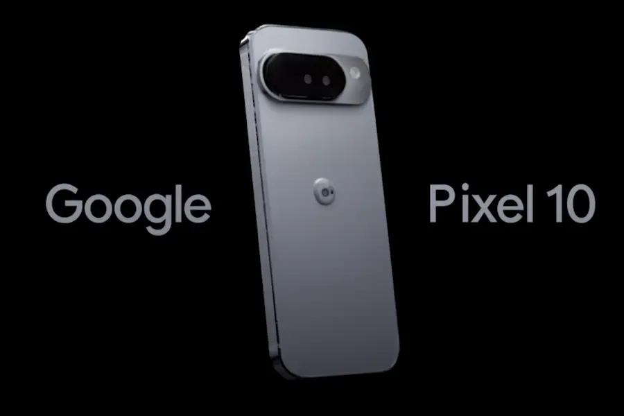 Google Pixel 10 smartphone with modern design and advanced camera features